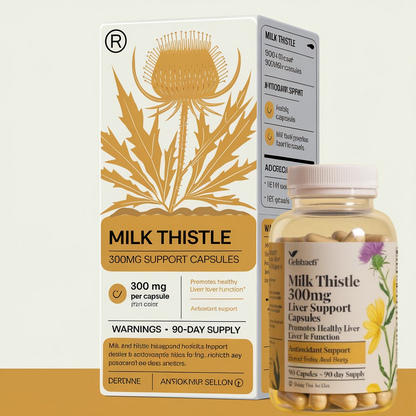 Milk Thistle 300 mg Liver Support Capsules